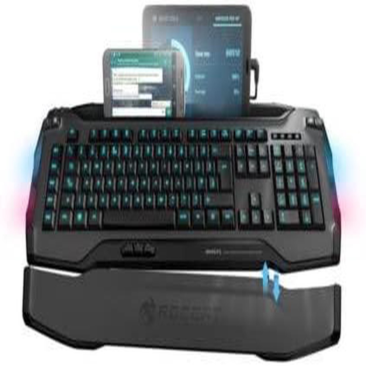 Roccat Skeltr Smart Communication Rgb Gaming Keyborad (ROC-12-231-GY-AS)