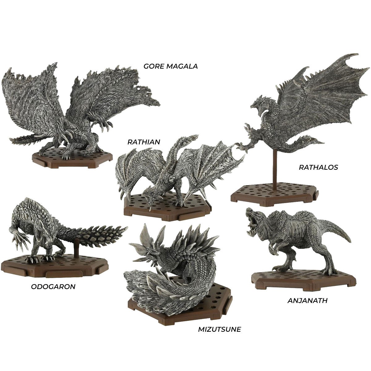 Capcom Figure Builder Monster Hunter Standard Model Plus Stone Ver. Vol.1 (Blind Box*, Box of 6)
