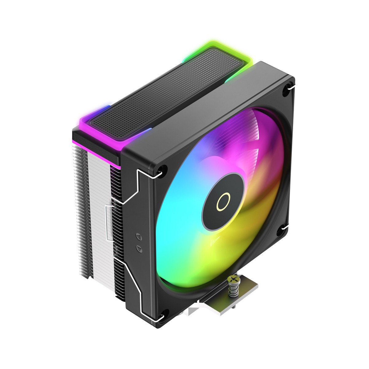 Ocypus Delta A40 SE ARGB 4 Heat-Pipes Single Tower Air Cooler with ARGB (Black) (Delta-A40-BK1AAWN00S-GL)