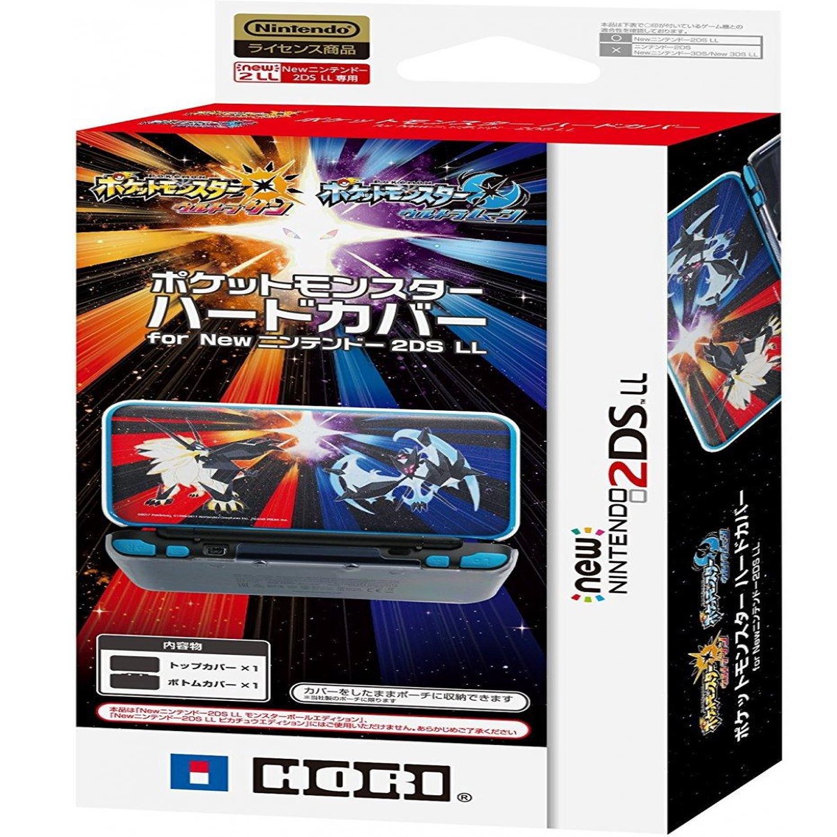 HORI 2DS NEW LL POKEMON HARD COVER WHITE (2DS-114)