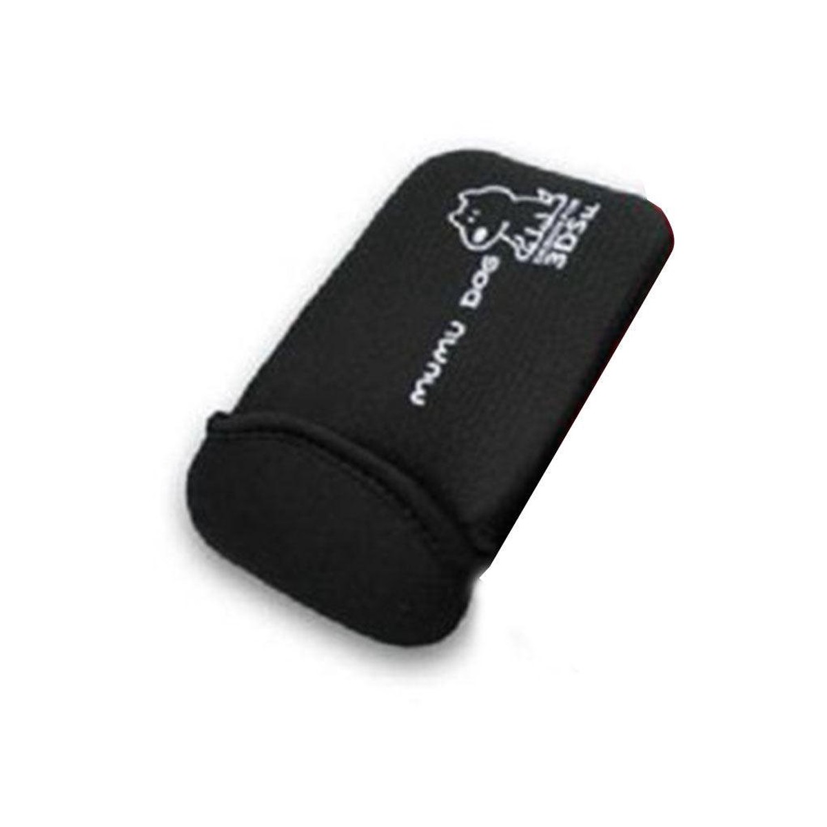 3DS NEW LL/XL MUMU DOG CARRYING POUCH BLACK