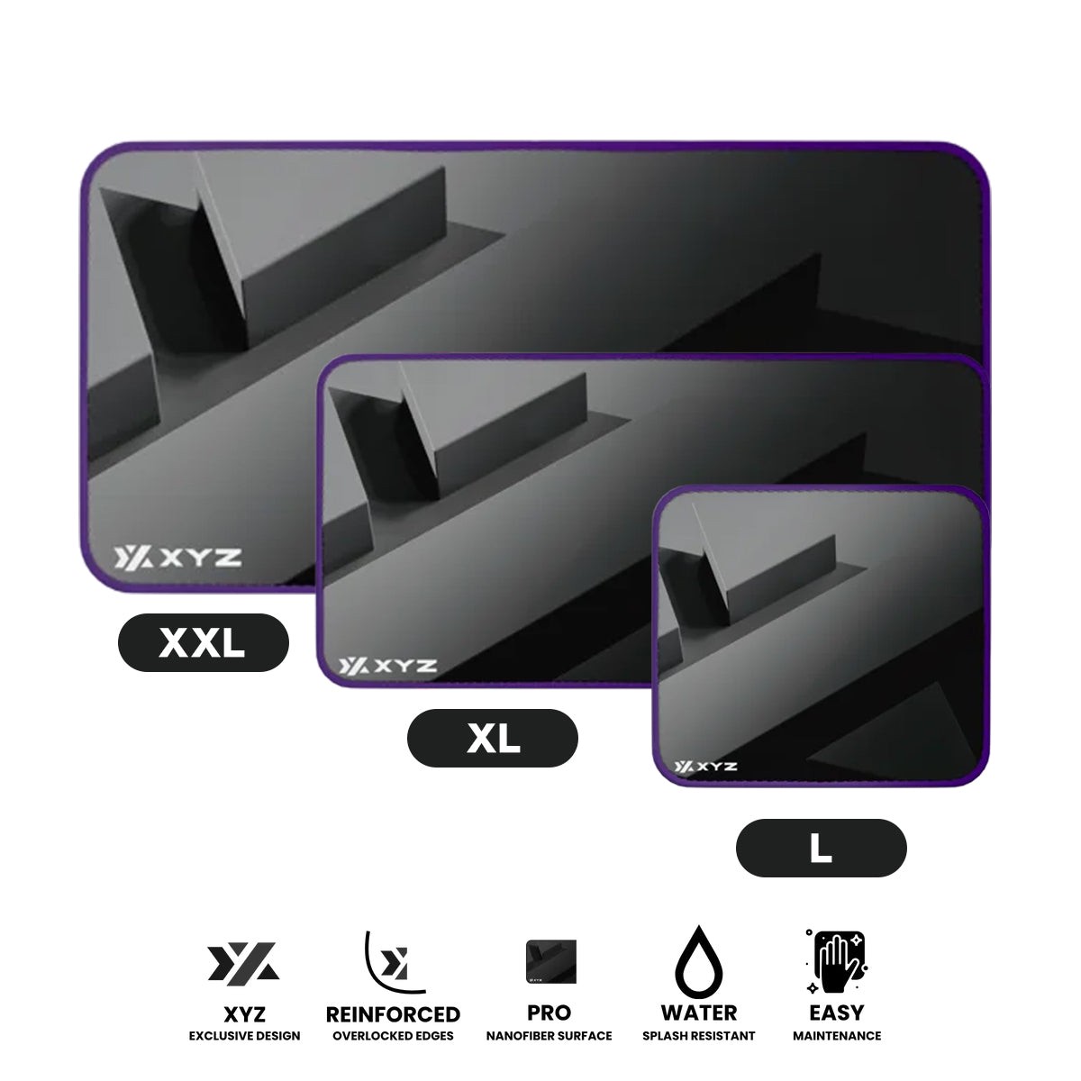 XYZ PulsePad Series (Black) (L, XL, XXL)