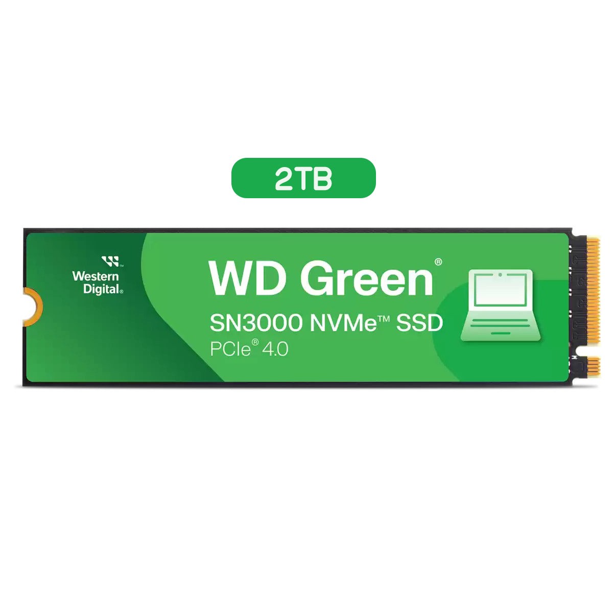 WD Green SN3000 2TB NVMe PCIe Gen 4.0 M.2 2280 Up to 5,000MB/s Read Internal SSD (WDS200T4G0E-00CPS0)