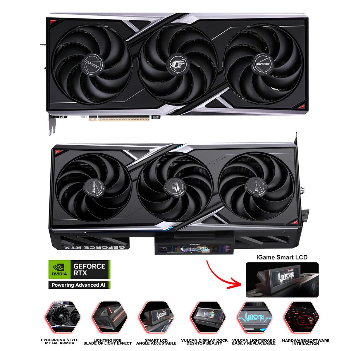 Colorful iGame GeForce RTX 5070 Ti Vulcan OC 16GB-V GDDR7 Graphics Card