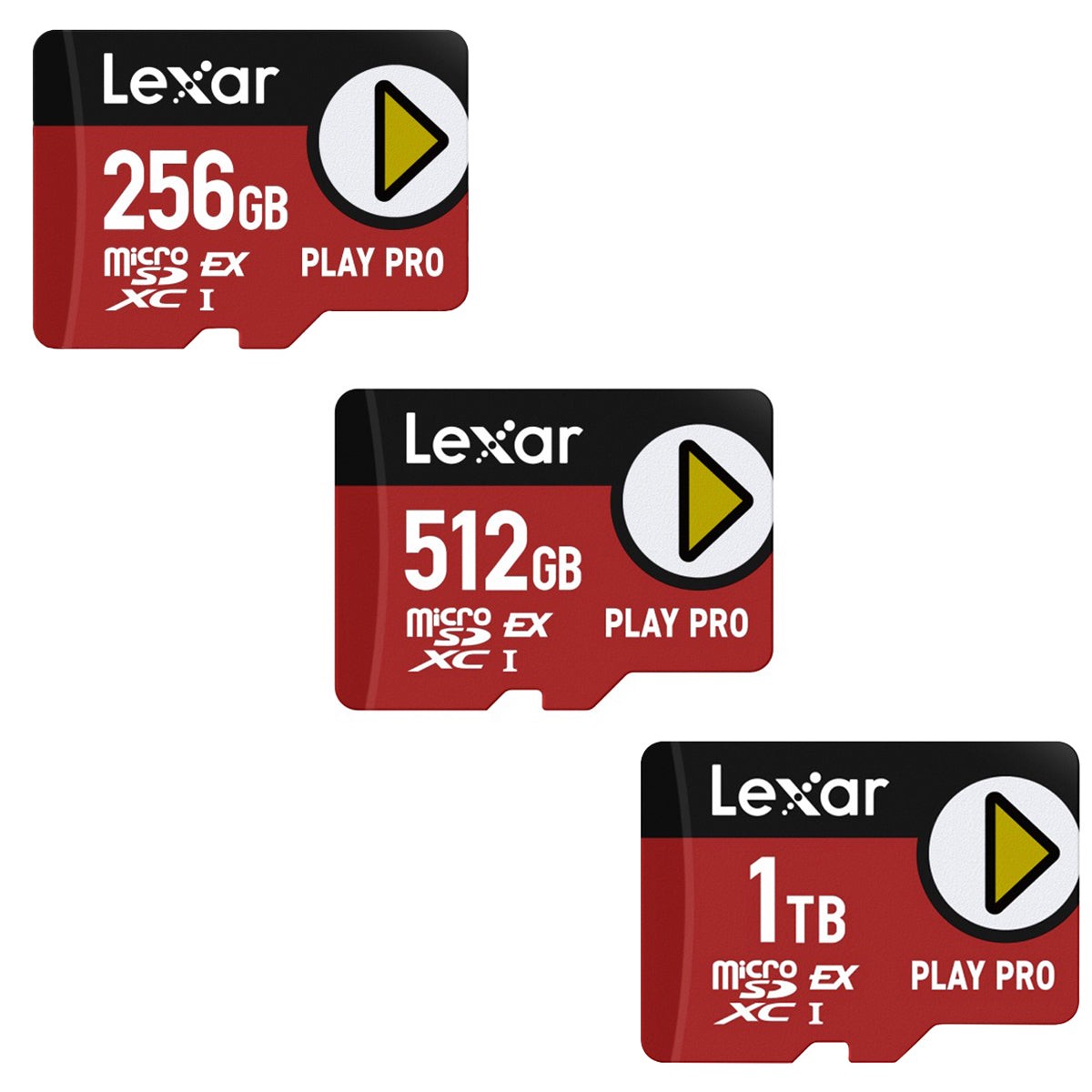 Lexar PLAY PRO MicroSDXC Express Card for Nintendo Switch 2 (256GB, 512GB, 1TB)