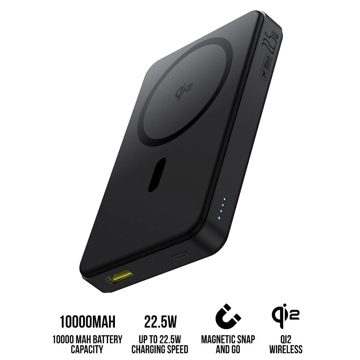 Baseus Airpow II Qi2 Magnetic Power Bank 10000mAh 22.5W (CosmicBlack) (P10080000123-00)
