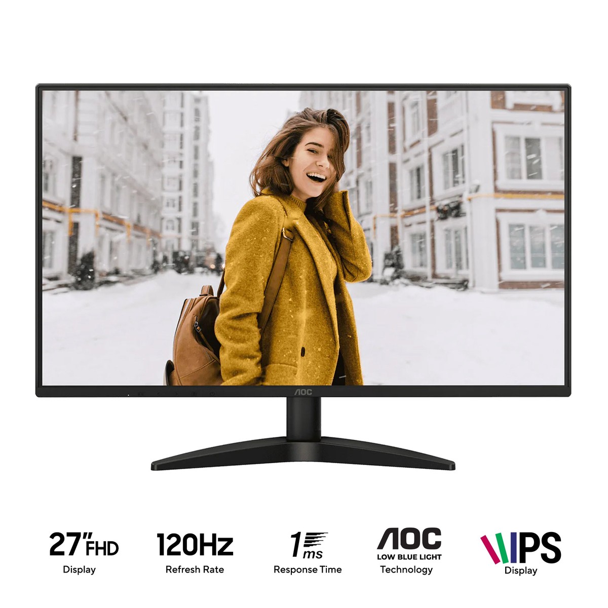 AOC 27B36H3/71 27" FHD (1920x1080) 120Hz 4ms GTG 1ms MPRT IPS Monitor