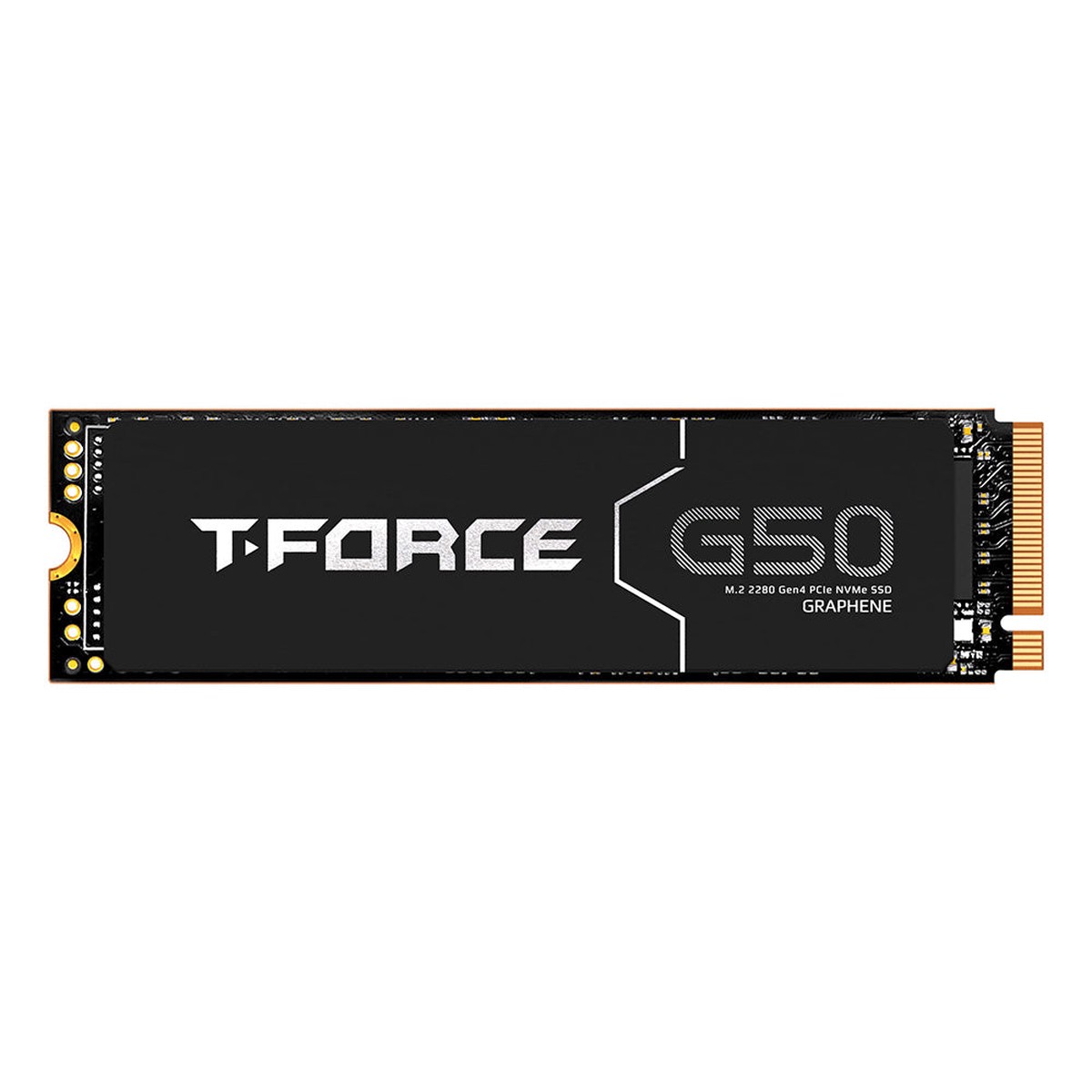 TeamGroup T-Force G50 512GB M.2 2280 PCIe 4.0 X4 Internal SSD with Graphene Heat-Sink (TM8FFE512G0C129)