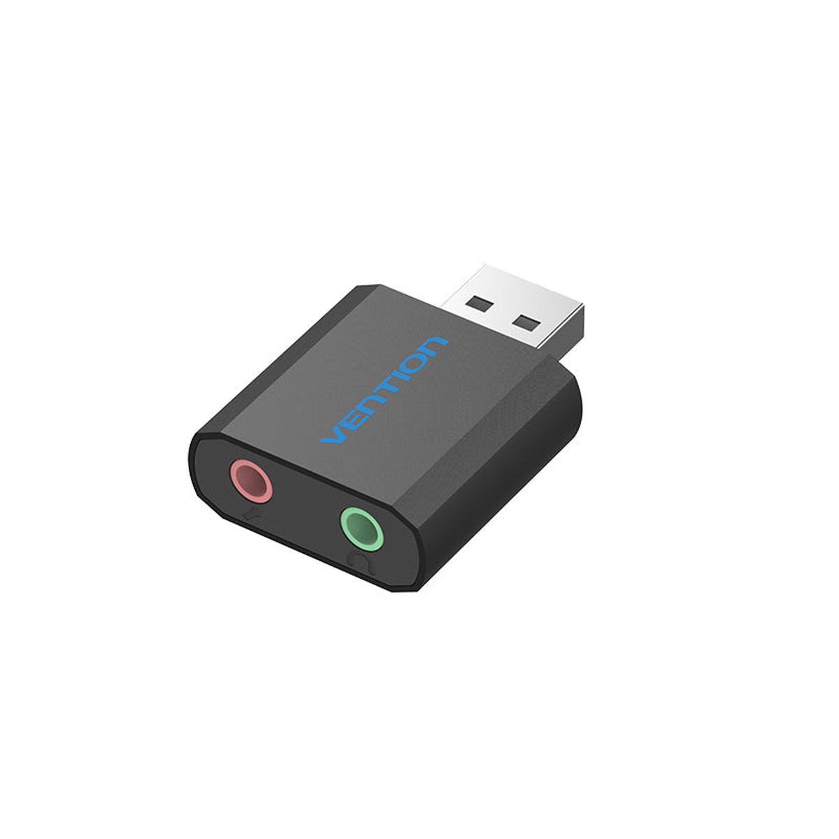 Vention USB External Sound Card Black Metal Type (VAB-S17-B)