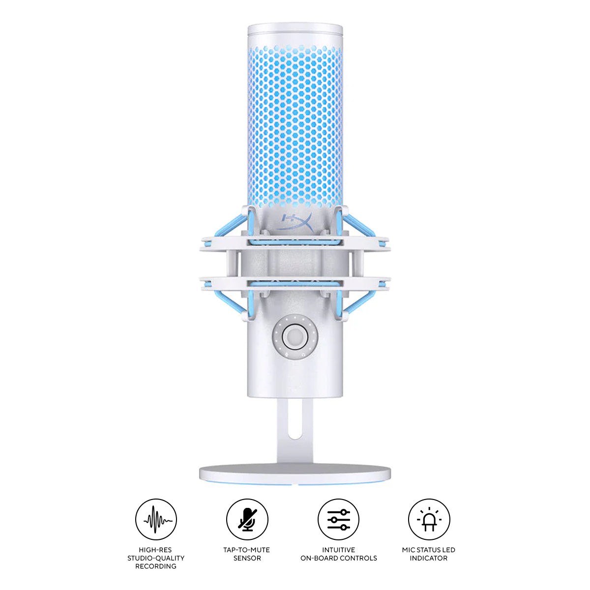 HyperX Quadcast 2 USB Microphone (Frost)