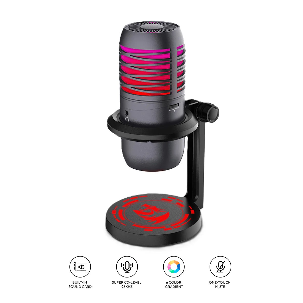 Redragon GM211 Nebula Cardioid Pointing Mode Gaming Microphone