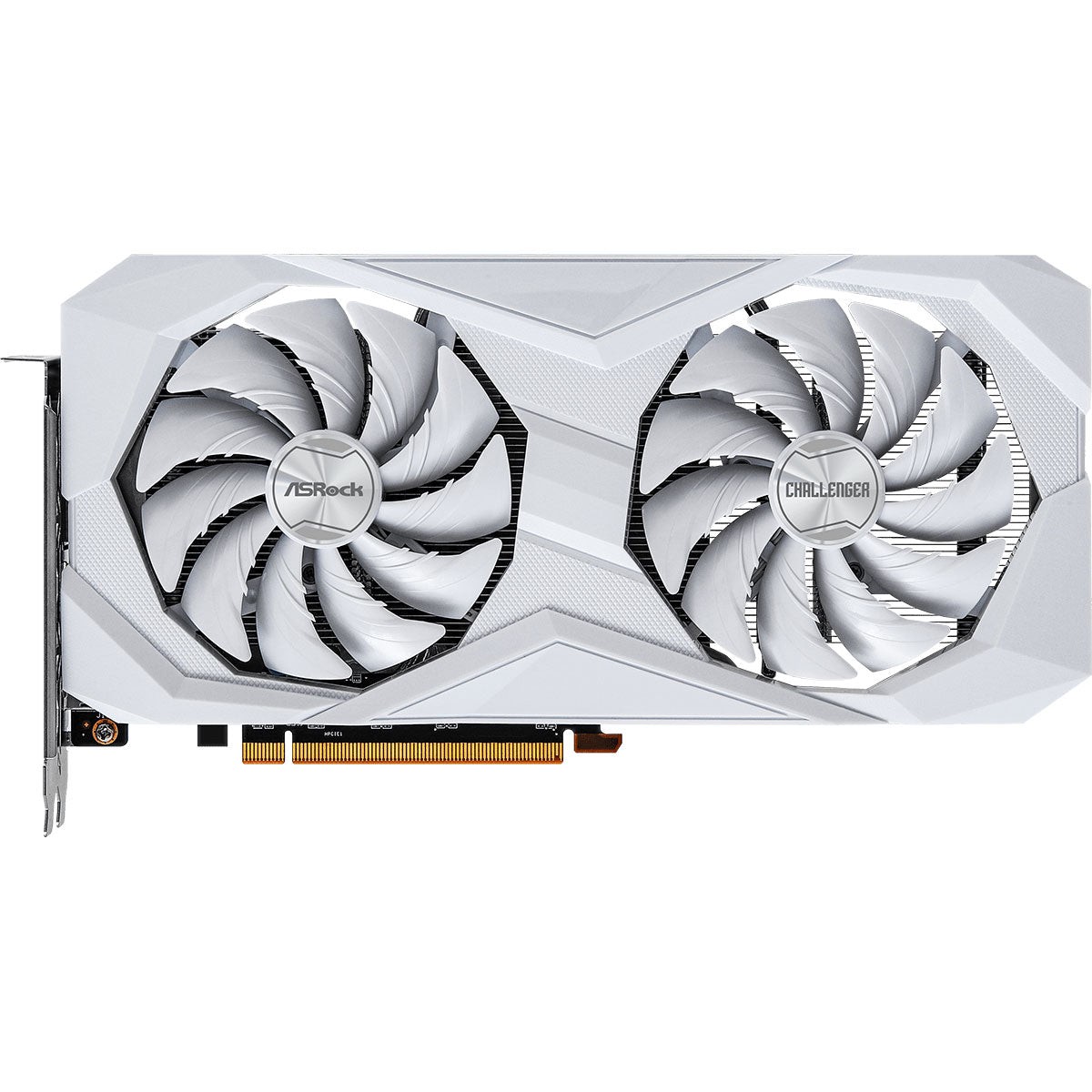 ASRock AMD Radeon RX 6600 Challenger 8GB GDDR6 Graphics Card (White)