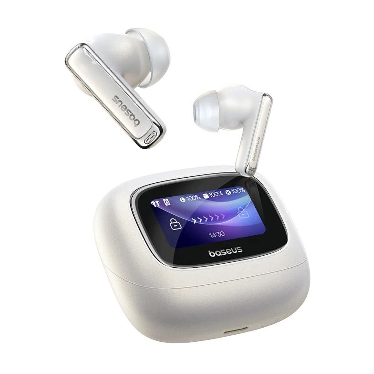 Baseus Bowie M2s Ultra True Wireless Earphone (Moon White) (A00074101213-00)