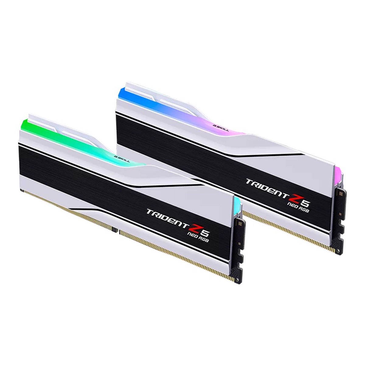 G.Skill Trident Z5 Neo RGB 32GB (2x16GB) DDR5 6400 MT/s CL32-39-39-102 1.40V AMD EXPO Desktop Memory (Matte White) (F5-6400J3239G16GX2-TZ5NRW)