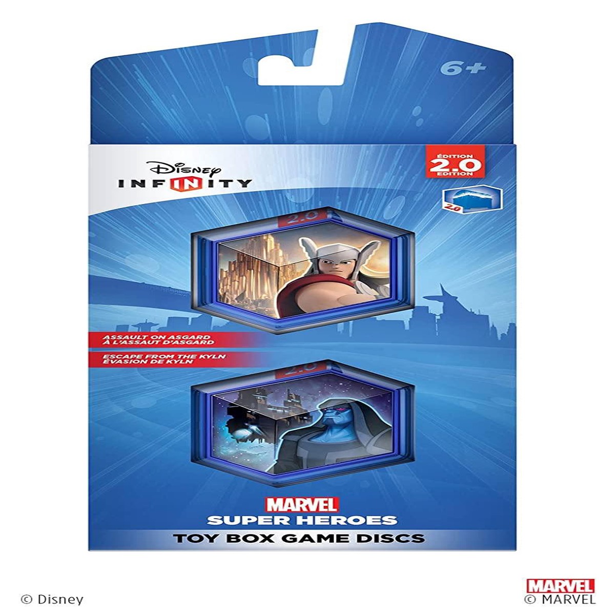 DISNEY INFINITY MARVEL SUPER HEROES 2.0 TOY BOX GAME DISC