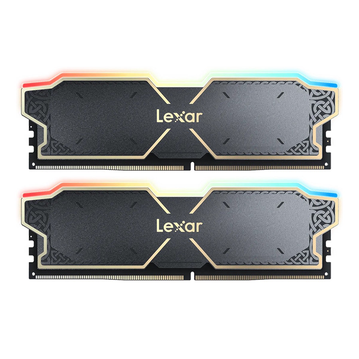 Lexar Thor RGB 32GB Kit (2x16GB) DDR5 6000MT/s CL38 AMD Expo & Intel XMP 3.0 Gaming Desktop Memory (Black) (LD5U16G60C38BG-RGD)