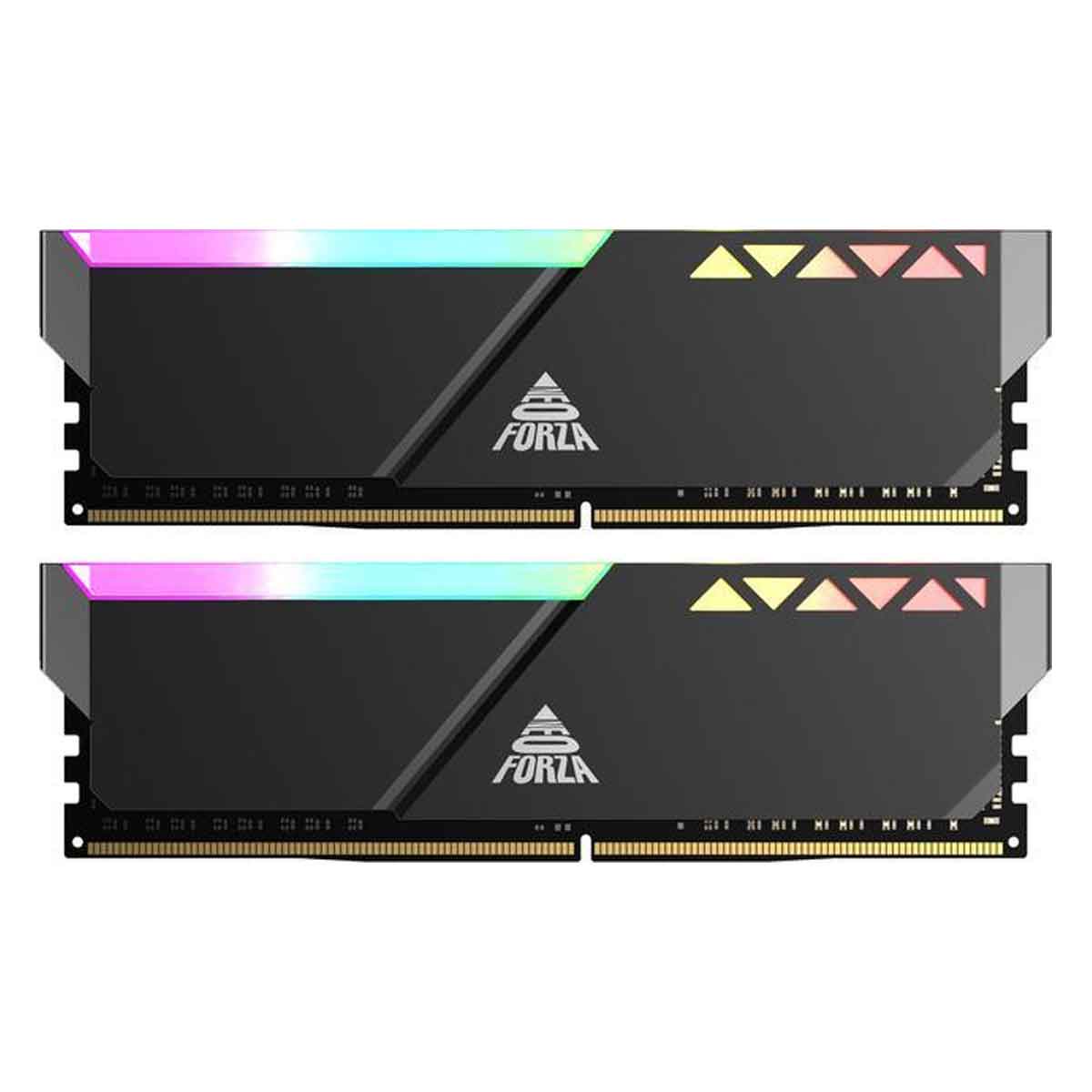 Neo Forza TRINITY 32GB (2x16GB) DDR5 U-DIMM RGB 5600MHz CL40 1.35V Memory Kit with Heat Sink (Black) (NMGD516F82-5600EI20)