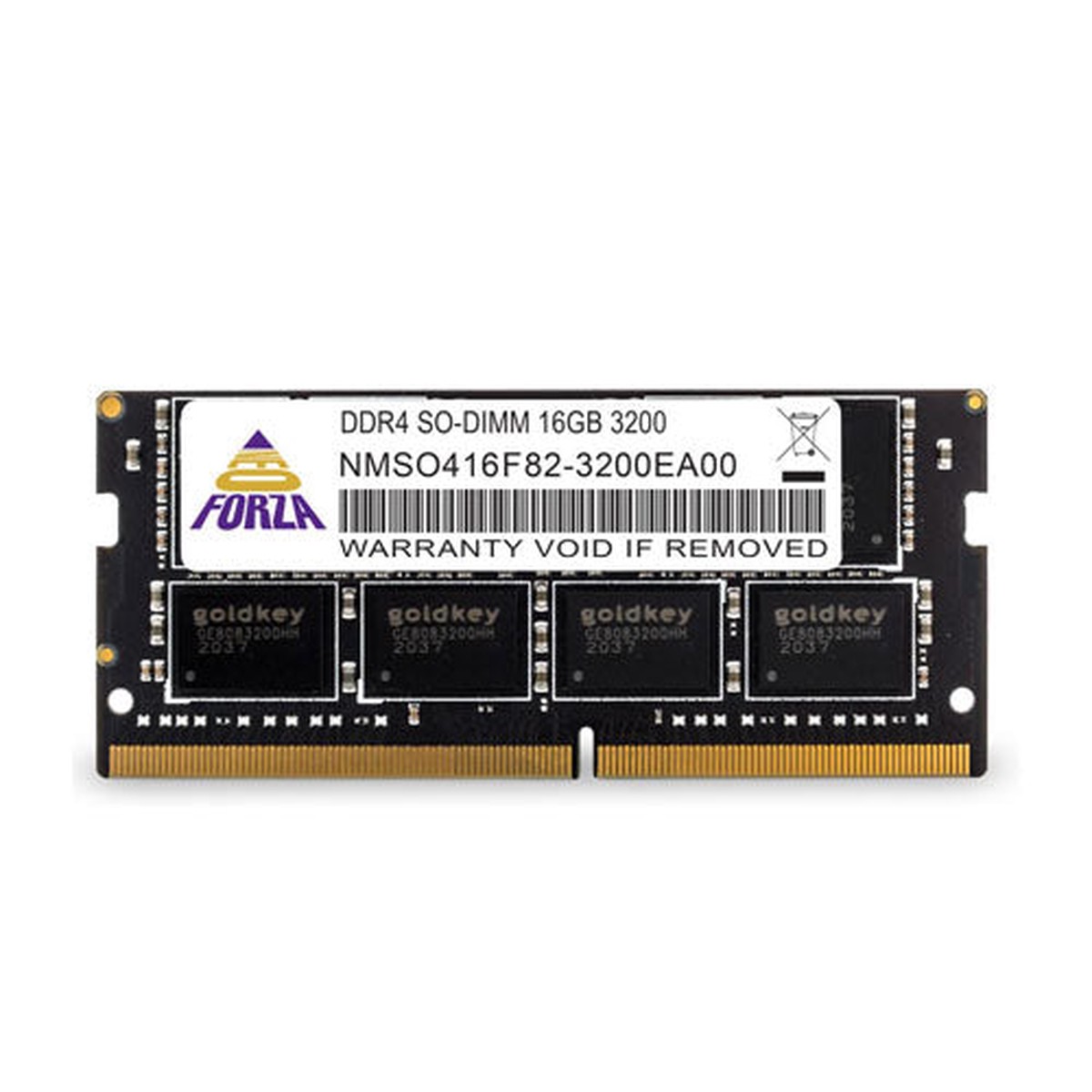 Neo Forza Plug-n-Play 16GB DDR4 3200MHz CL22 1.2V 260-Pin SO-DIMM Memory Kit (NMSO416F82-3200EA10)