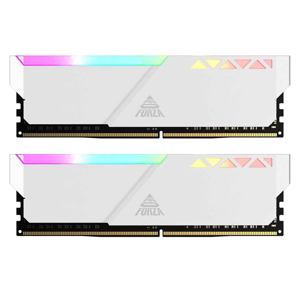 Neo Forza TRINITY 32GB (2x16GB) DDR5 U-DIMM RGB 6000MHz CL40 1.35V Memory Kit with Heat Sink (White) (NMGD516F82-6000LH20)