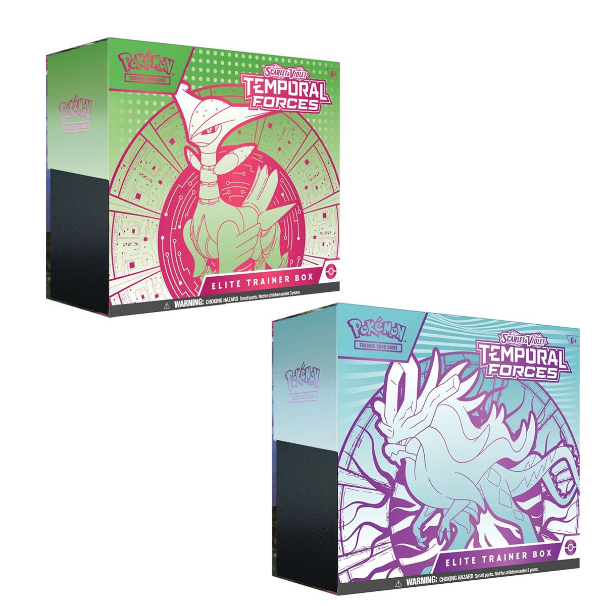 Pokemon Trading Card Game SV05 Scarlet & Violet Temporal Forces Elite Trainer Box (Iron Leaves, Walking Wake)