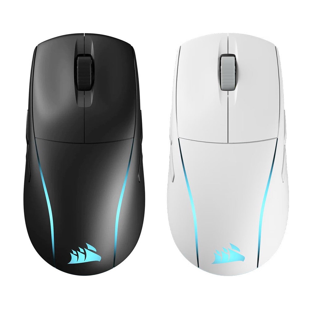 Corsair M75 Wireless Lightweight RGB Gaming Mouse (Black, White)