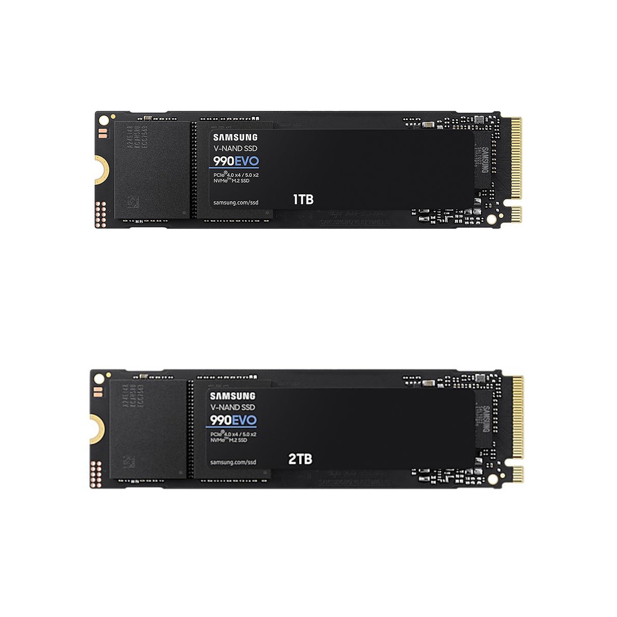 Samsung 990 EVO PCIE 4.0 X4 / 5.0 X2 NVME M.2 SSD (1TB, 2TB)