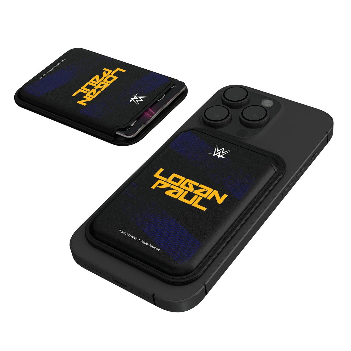 Logan Paul Steel Black Magnetic Credit Card Wallet